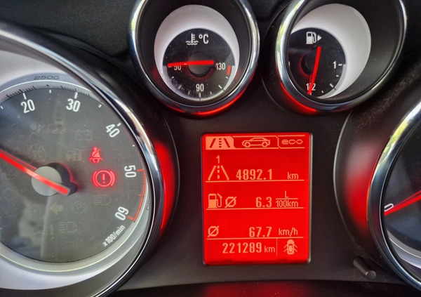 Opel Zafira cena 32900 przebieg: 221289, rok produkcji 2014 z Witnica małe 562